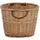 vidaXL Kaminholzkorb Holz 56 x 40 x 28 cm mit Tragegriffen Braun