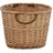 vidaXL Kaminholzkorb Holz 56 x 40 x 28 cm mit Tragegriffen Braun