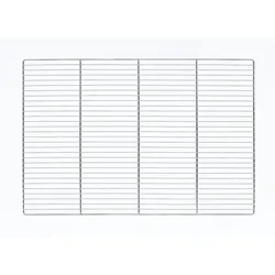 METRO PROFESSIONAL Backgitter, Chromstahl, 60 x 40 x 0.58 cm, silber, 5 Stück