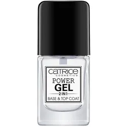Catrice Power Gel 2in1 Base & Top Coat Base Coat 10,5 ml 010 Transparent Gel Base y Top 