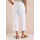Cecil Wide Leg Jeans, mit Patch Pockets White 36, Länge 26, weiß, 78% Baumwolle, 21% Elastomultiester, 1% Elasthan, unifarben, 7/8-Länge, Jeans, High Waist, Topseller