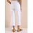 Cecil Wide Leg Jeans, mit Patch Pockets White 36, Länge 26, weiß, 78% Baumwolle, 21% Elastomultiester, 1% Elasthan, unifarben, 7/8-Länge, Jeans, High Waist, Topseller