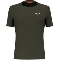 Salewa Pedroc Dry Hyb Kurzarm-t-shirt - Dark Olive -