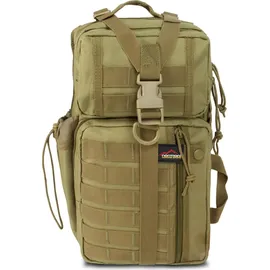Normani Daypack Schultertasche Synthetik Brown