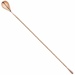 Barlöffel Tropfenform / 30 cm - Rosegold - Rosegold