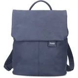 Zwei Rucksack / Backpack Mademoiselle MR8 Nubuk/Blue Schwarz Damen