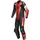 Dainese D-air Misano 3 Einteiler black red fluored Gr. 50 Airbagkombi Lederkombi