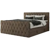 MKS Miren King Duo 160 x 200 cm H4 Braun