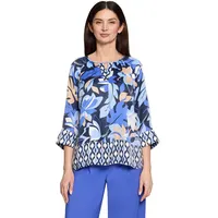 Betty Barclay Schlupfbluse mit Blumenprint Blau 36