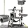 Tectake Stokeley 86 x 68 x 141 cm grau