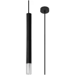 minimalistische Pendelleuchte WEZYR 1 schwarz