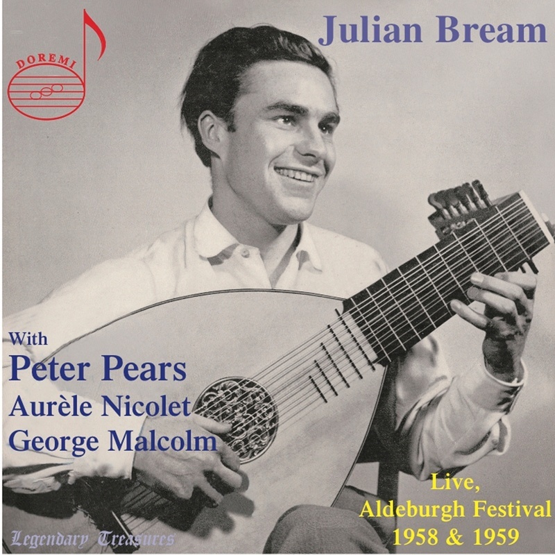 Julian Bream At Aldeburgh Festival 1958-1959 - Julian Bream  Peter Pears  Aurèle Nicolet  G. Malcolm. (CD)
