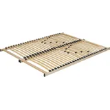 Beliani - Lattenrahmen Pappelholz Metall 90 X 200 Cm 24 Federleisten Für Einzelbett Kinderzimmer