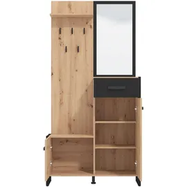 INOSIGN Oleron Kompaktgarderobe 94,5 x 33,5 x 191 beige
