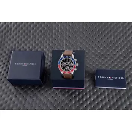 Tommy Hilfiger TH85 Chronograph Herrenuhr 1792166 + BOX - Braun/Schwarz/Blau