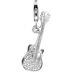 Nenalina Gitarren-Anhänger Musik Instrument Song 925 Silber OneSize Damen 