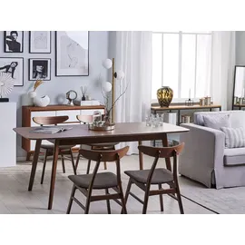Beliani MADOX 150/190 x 75 x 90 cm braun