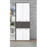 Forte Aktenschrank 4-trg. Keflavik Dekor Weiß
