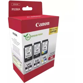 Canon PG-545XL 2 x schwarz + CL-546XL CMY