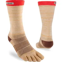 injinji Trail Midweight Crew Zehensocken Damen 1 Paar Braun S