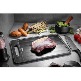 GEFU Cut Pro Schneidebrett Aluminium/Kunststoff 1-tlg. 36,5 x 25 cm Schwarz