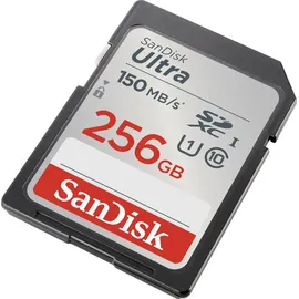 SanDisk Ultra 256 GB SDXC Speicherkarte (2022) bis 150 MB/s, C10, U1