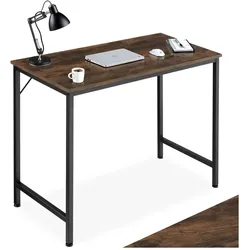 tectake® Schrebitisch, Industrial Style, große Beinfreiheit, Höhe 75,5 cm