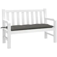 VidaXL Gartenbank-Auflage Melange Dunkelgrau 120x50x7 cm Stoff