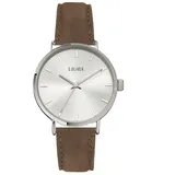 S.Oliver Leder 42 mm SO-4226-LQ