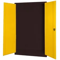 C+P Modul-Sportgeräteschrank mit Vollblech-Flügeltüren, HxBxT 195x120x50 cm, Ergo EINHEITSFARBE