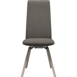 Stressless® Polsterstuhl Laurel, High Back, Größe M, mit schräggestellten Beinen in Eiche gekalkt grau