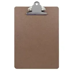 DECOR SERVICE Klemmbrett aus Holz, A5, 1 Stk.