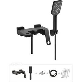 TRIZERATOP NOIR Badewannenarmatur Schwarz