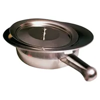 Servoprax Bettpfanne aus Edelstahl mit Deckel 1 St.