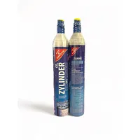 2 er Set  Co2 Zylinder Kartusche Flasche 60L voll Kohlensäure Art Sodastream