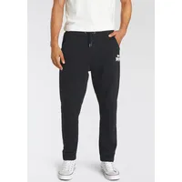 Lonsdale Cassidys Jogginghose Regular Schwarz/Weiß XL