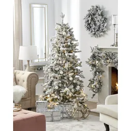 Beliani Weihnachtsbaum Tatlow Grün 180 cm