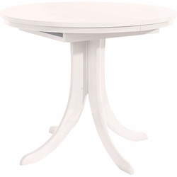 Esstisch HOME AFFAIRE "Rom" Tische Gr. B/H/T: 90 cm x 76 cm x 90 cm, mit Auszug, weiß Ausziehbare Esstische Tisch ausziehbar auf 125 cm