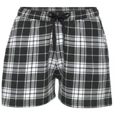 vivance dreams by lascana Pyjamashorts kariert Schwarz/Weiß 44/46