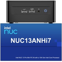 Intel NUC 13 Pro NUC13ANHi7 Arena Canyon Mini PC, Core i7-1360P, 32GB RAM, 2TB SSD, Mini Computer Windows 11 Pro für Business Home Office, Unterstützung 8K/4K Quad Display/WiFi 6E/BT 5.3/Thunderbolt 4