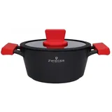 Zwieger Obsidian Topf-Set 4-tlg. 2 x Kochtopf 20 cm rund + 2 x Kochtopf 24 cm rund