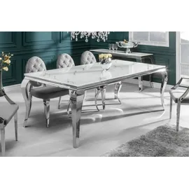 Casa Padrino 180 x 75 x 95 cm weiß/grau/silber