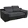 sit&more 2-Sitzer "Xenia", grau|schwarz