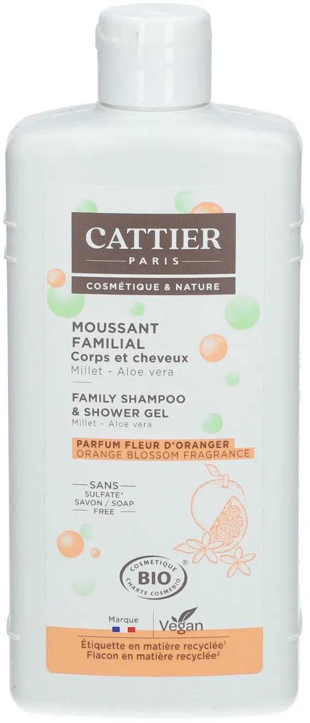 Cattier Moussant Familial Sans Sulfates