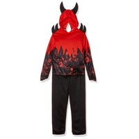 Carnival Toys Kostüm/Verkleidung Teufel, mit Kapuze, Größe 4-5 Jahre