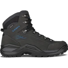 Lowa Renegade EVO GTX Mid Wanderstiefel - Anthracite / Steel Blue - EU 42 1/2