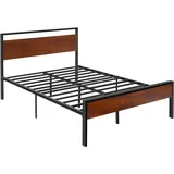 Vevor Bettrahmen 140 x 200 cm Braun
