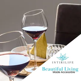 Intirilife Weinglas Kristallglas 0,47 l 4-tlg.
