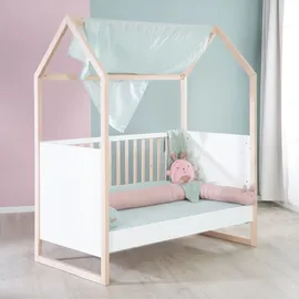 ROBA BAUMANN Roba Hausbett 70x140cm Buche natur Holz weiß