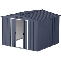 VCM Duramax Gerätehaus 2,62 x 2,34 m Grau